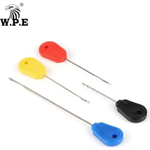 W.P.E Carp Fishing Accessories 1 Set/4 pcs Boilie Needle Set Kit Tool Stainless Baiting Drill Stringer Needle Fishing Tool Pesca