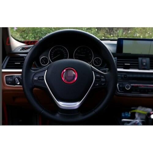 GR-SW5 New Arrival 3D steering wheel aluminium alloy Sticker case for E39 E36 E60 E90 E34 BMW E46 car styling