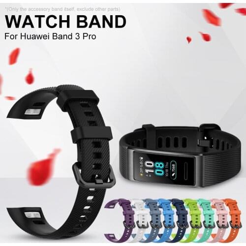 For Huawei Smart Watch Band for Honor 3 Pro Wristband Silicone Sport Bracelet Strap Fitness Tracker Replacement Wristband