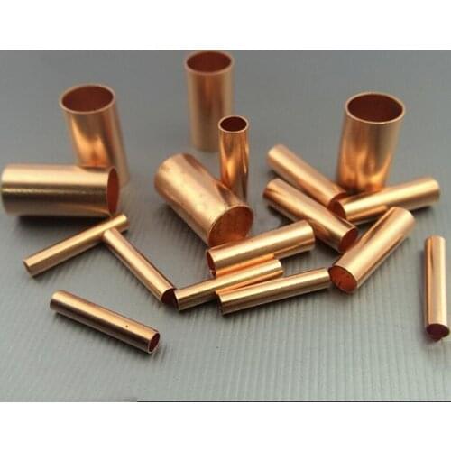 Internal 6.0 Socket Terminal Copper Tube Cold-pressed Terminal Copper Tube Terminal Copper Connection Tube Copper Wiring Tube Co