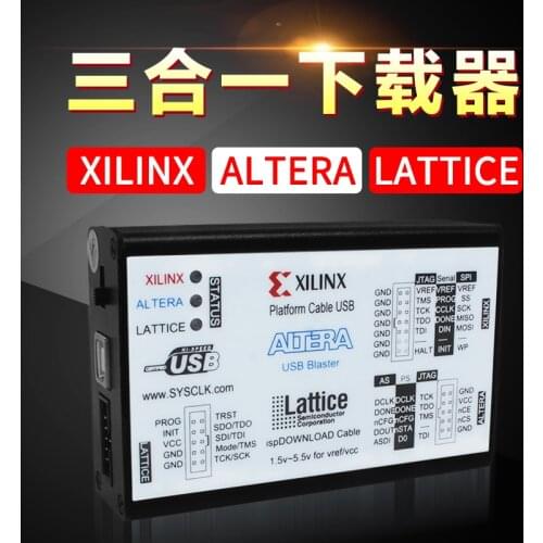 Xilinx downloader altera download line lattice usb three-in-one fpga cpld development board