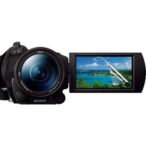 3pcs PET LCD Display Screen Protector Soft Protective Film for Sony FDR-AX700 FDR-AX100E FDR-AX45/AX60/AXP55 DV Video Camera