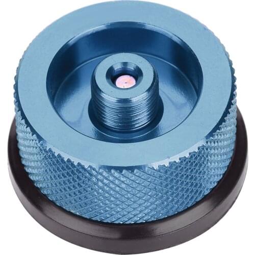 Aluminum Alloy Stove Adaptor Burners Input Screw Type Converter Connector Valve Gas Tank Adapter For Outdoor Camping Stoves Tool