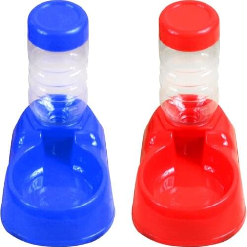 Automatic Pet Cat Puppy Food Dispensers Food Bowl Feeder Bottles Water Dish For Dogs Pet Feeding Supplies