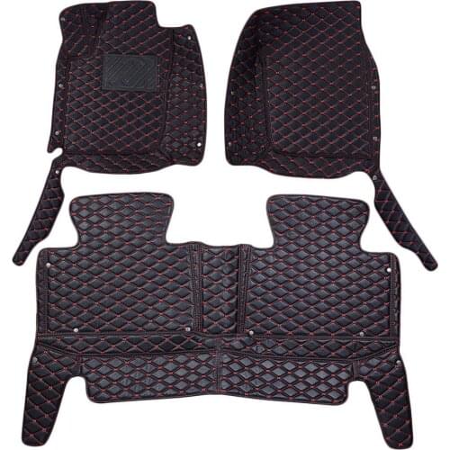 Car Floor Mats 1 Set Auto Interior Floor Protection Mat Cover RAV4 Front Rear Driver Passenger For Type Year 2013-2019