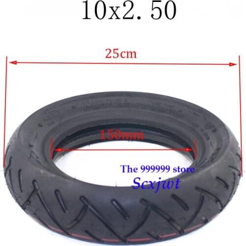 Free shipping High quality speedway 10x2.50 10inch electric scooter Inner tube outer tube Explosion-proof tires Advanced tire