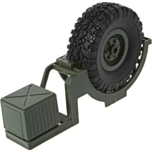 C5AA Spare Tire Decoration Parts for WPL 1/16 B36 B-36 B36K B36KIT Military RC Car DIY Accessories