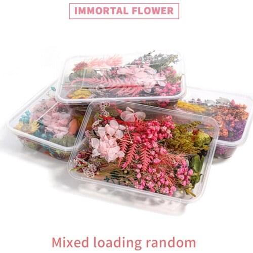 1 Box Bulk Mixed Dried Flowers Plants Decoration Making Craft DIY Epoxy Filled Flowers Resin Aromatherapy Random Accessories