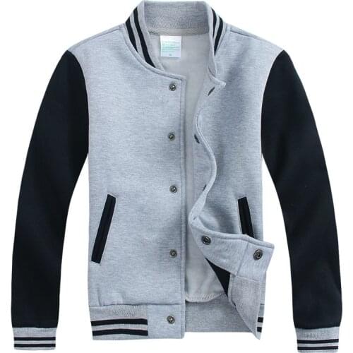Child Baseball Jacket Boys Girls Casual Hoody Kids Outcoat 2021 Spring Autumn Kids Clothes 3 4 6 8 10 Years Old RKH175001