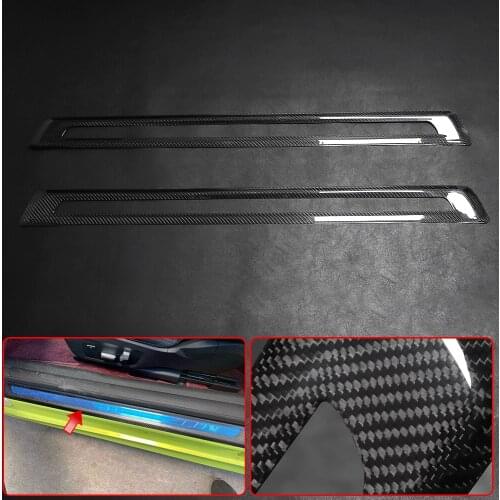 For BMW 4 Series G22 G23 2021 Door Sills Scuff Plate Guard Strip Cover Protector Styling Sticker Threshold Trim