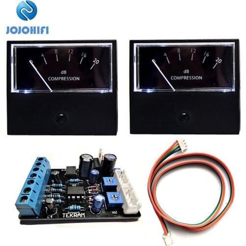 2pcs TN-42HK VU Meter + 1pcs Driver Board High Precision amp DB Level Meter Head Amplifier amplifiers with Backlight