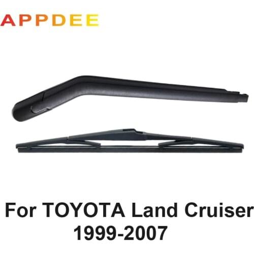 APPDEE Wiper 14" Rear Wiper Blade Arm Set Kit For TOYOTA Land Cruiser J100 1999-2007 Windshield Windscreen Rear Window