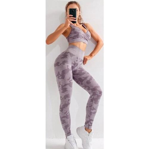 2 Pcs Yoga Suit Seamless Yoga Suit 2 Piece Gym Set Plus Size Women Fitness Sport Bra Top Women Fitness Leggings Pants