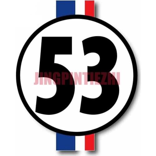 Creative Herbie The Love Bug 53 Signs Car Sticker Decal Decor The Whole Body Waterproof Sticker Motorcycle Off-road Decal Vinyl