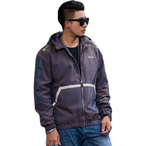 New large size 8XL Spring Autumn Jacket Mens Hooded Loose streetwear top Hip-hop Mens Youth Jacket Hot Hooded Top