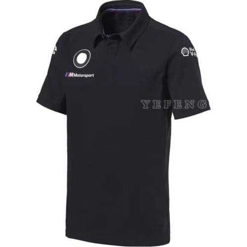 Hot Sale For BMW Motorrad Motorsport Motorcycle Superbike Racing Team Moto GP Scooter Motocross Summer Breathable Polo Shirt