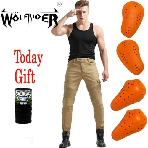 New 2020 Motorcycle Pants Men Protective Gear Riding Touring Motorbike Trousers Motocross Pants Moto Pants WF-06