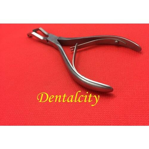 1pcs stainless steel Dental orthodontic removal pliers Temporary tooth crown forceps