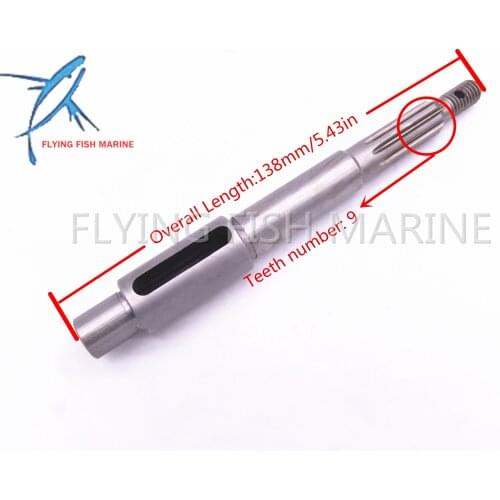 68D-G5611-10 Outboard Engine Propeller Shaft for Yamaha 4-Stroke F4 Boat Motor