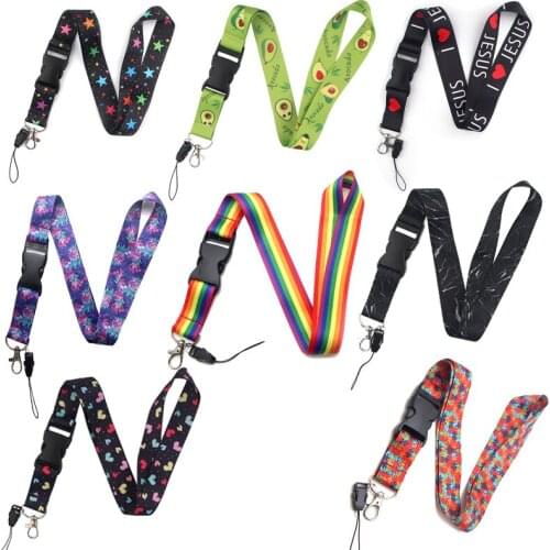 Factory direct mobile phone lanyard, key chain sling, certified neck strap, exhibition work sling, camera sling