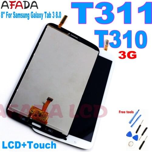 8" For Samsung Galaxy Tab 3 8.0 SM-T310 SM-T311 LCD Display Touch Screen Digitizer Assembly T310 WIFI /T311 3G LCD Replacement
