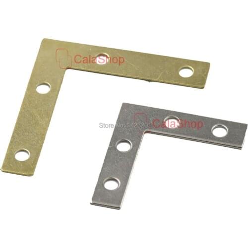 20 Pcs / Lot L Shape Steel Corner Brace Plate Right Angle Bracket 4 Furniture Windows doors
