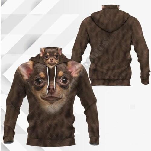 Chihuahua Dog 3D Printed Hoodies Harajuku Fashion Sweatshirt Women Men Casual Pullover Hoodie Mask Warm Drop Shipping