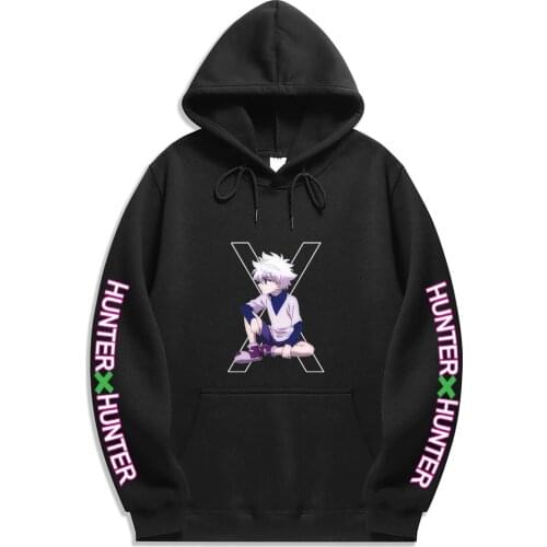 Japanese Anime Hoodies Hunter X Hunter Men Women Pullovers Hoodies Sweatshirts Hoody Streetwear Tops Mens