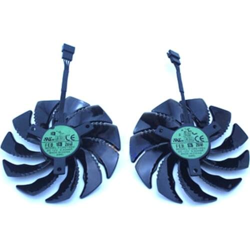 88mm Graphics Card Cooling Fan for Nvidia For Gigabyte GTX1050 1060 1070 1070TI 1080 RX560 570 580 4-pin 4-wires Cooler Fan