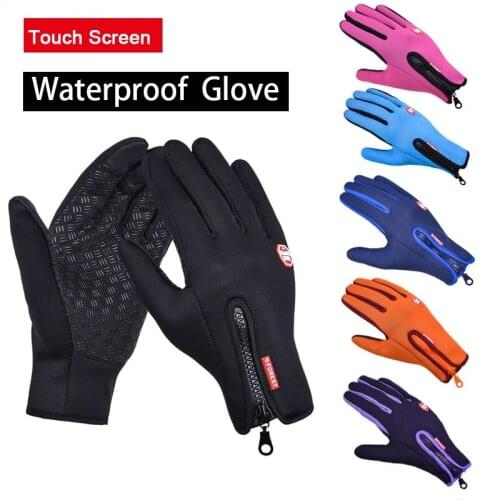 Touch Screen Windproof Outdoor Sport Gloves Men Women Winter Running Gloves Outdoor Sport Gloves Warm Running Glove