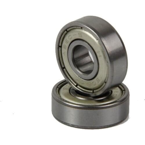 10 Pieces Double Shielded Miniature High-carbon Steel Single Row 608ZZ ABEC-7 Deep Groove Ball Bearing 8*22*7 8x22x7 MM 608 ZZ