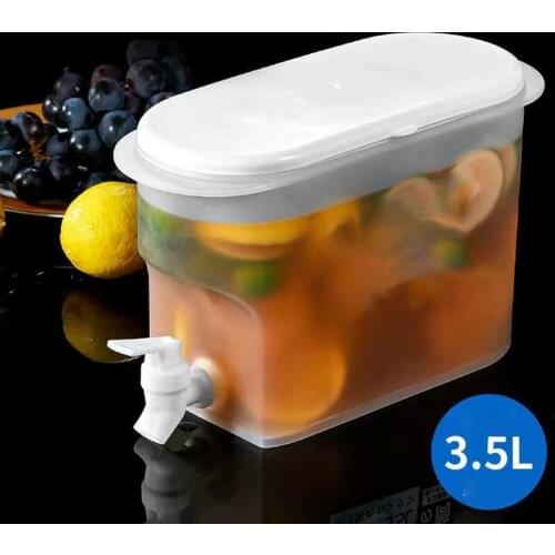 5.5L High Capacity Water Botter With Faucet, Food Grade Pp Material Summer Ice Water Infuser Kettle For Outdoor Camping