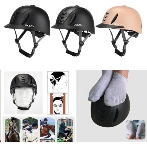 Children Hat Riding Head Protective Gear Horse Racing Sporting Goods Equestrian Helmet Adult Equestrian Rider Equipment Harness