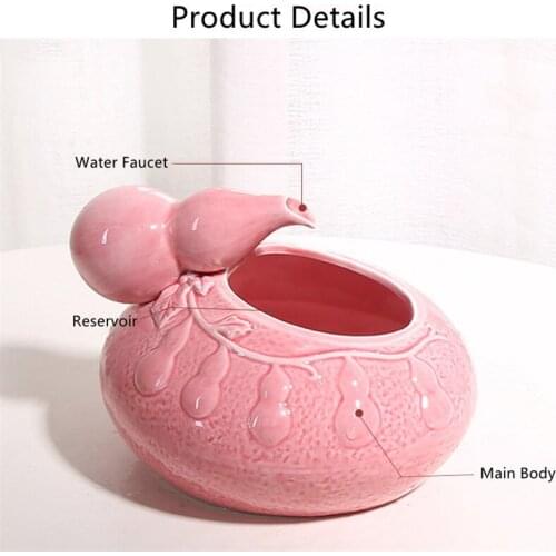 Electric Ceramic Cat Drinking Water Fountain For Cats Dogs Drinking Bowl Automatic Cat Water Fountain Dispenser Pet Bowl 1L