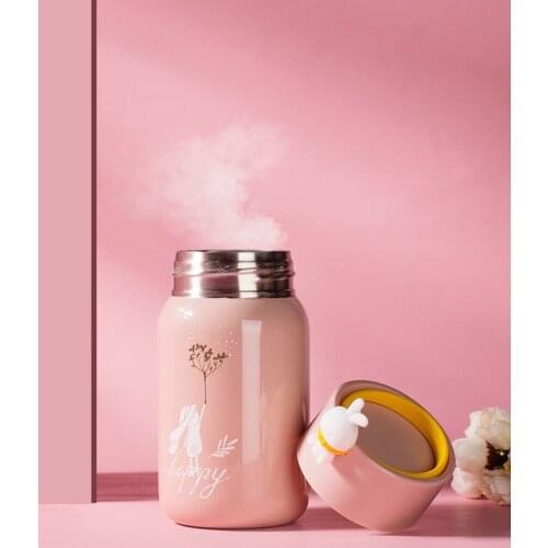Mini Small Thermos Cup for Women High-Profile Figure Portable Compact Exquisite