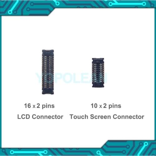 New For iPad mini 1 mini 2 mini 3 Display LCD Connector + Touch FPC Connector On Motherboard Mainboard