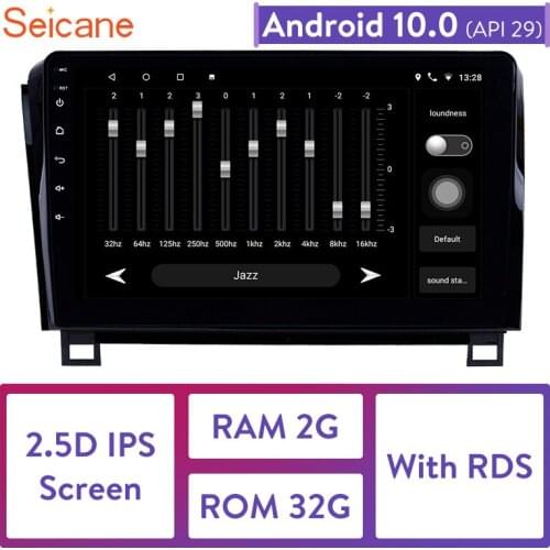 Seicane Android 10.0 Quad Core RAM 2GB GPS Navigation Multimedia Player for 2006 2007 2008 2009-2015 TOYOTA Sequoia Car Radio