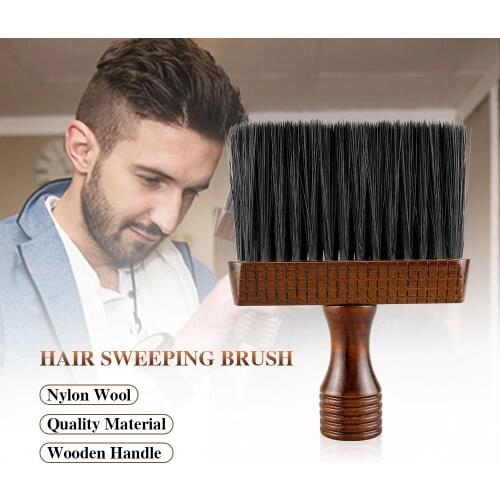 Neck Face Duster Brush Cutting Hair Sweep Brush Hairdressing Cleaning Neck Hair Brush Salon Hairdresser Tools Hair Brush