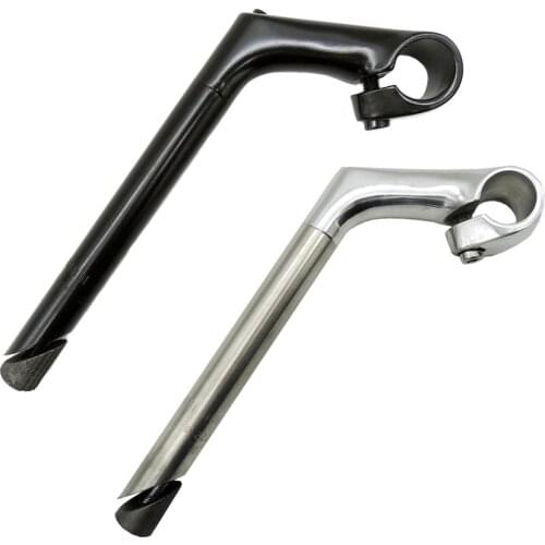 Road Bicycle Handlebar Stem 25.4mm*22.2mm Aluminum alloy gooseneck stem length 75*220mm Fixed gear bike Handle riser accessories