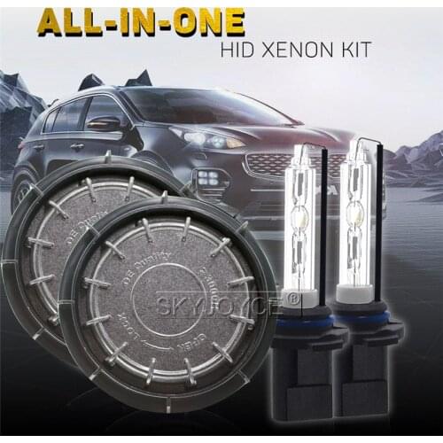 SKYJOYCE 35W 55W All In One Hi/Lo Beam Error Free 9005 4300K 6000K Lamp Bulbs HID Headlight Ballast For KIA Sportage 2016-2019