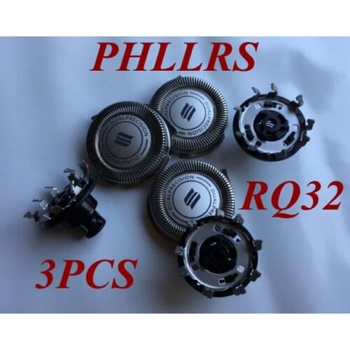3Pcs RQ32 razor blade replace Head for PHILIPS Shaver RQ11 RQ12 RQ361 RQ370 RQ371 RQ380 RQ1150 RQ1180 RQ1280 RQ1160CC RQ1131
