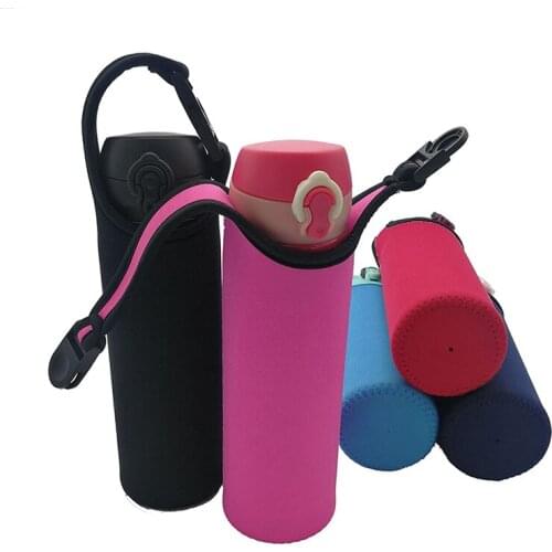5 Colors Cloth Thermos Cup Bag Water Bottles Cover Sleeve Carrier Warm Heat Insulation Water Bottle Bags