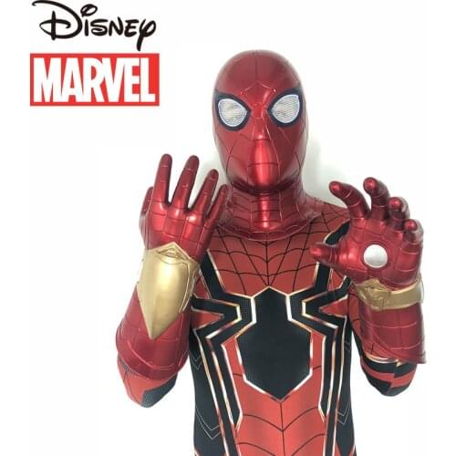 Marvels Spider-Man Glowing Gloves Glowing Headgear Black Headgear Equipment Hero Expedition Explosion