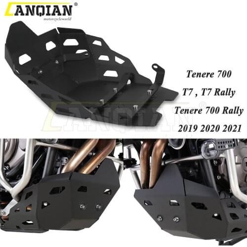 Tenere700 Skid Plate Bash Frame Guard For Yamaha Tenere 700 T7 2019 2020 2021 T7 Rally Tenere 700 Rally Motorcycle Accessories