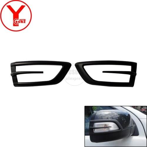 YCSUNZ ABS black side mirror cover car auto accessories for ford everest Ranger T7 2015 2016 2017 2018 rearview mirror covers