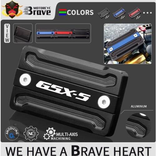CNC Front Brake Fluid Reservoir Cap Oil Tank Protector Cover For Suzuki GSX-S750 All year GSXS 750 GSXS750 GSX S750 Accessories