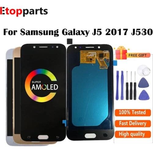 OLED J530 LCD For Samsung Galaxy J5 2017 Display J530 J530F SM-J530F LCD Display + Touch Screen Digitizer Assembly Free Shiping