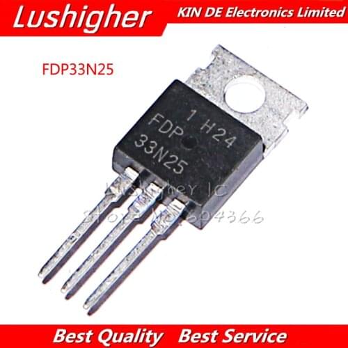 10pcs FDP33N25 TO220 33N25 TO-220 FET 33A 250V