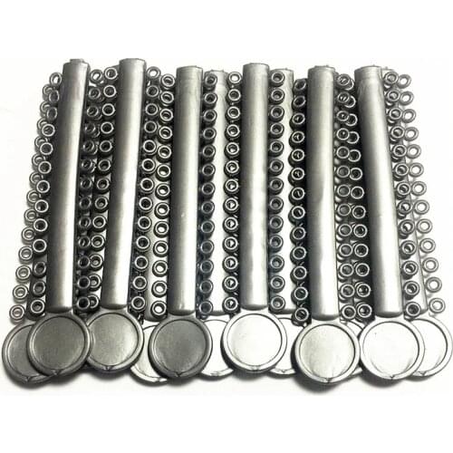 40Pcs 1Pack Dental Elastomeric Ligature Ties Orthodontics Elastic Rubber Bands Teeth Care Bright Color