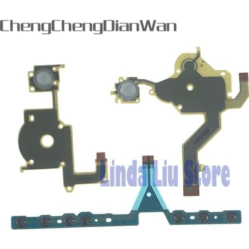ChengChengDianWan 5sets D-Pad Left Right Keyboard Flex Cable Function Buttons Keypad Flex Cable ( 3 in 1 Set) for PSP 3000